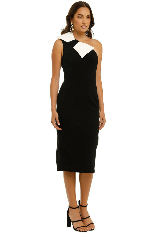 by-johnny-asymmetric-belle-bow-midi-black-and-white-side