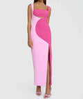 By Johnny - By Johnny Caterina Two Tone Curve Midi