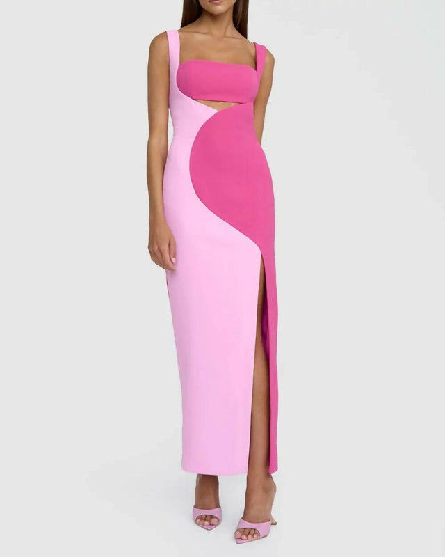 By Johnny - By Johnny Caterina Two Tone Curve Midi