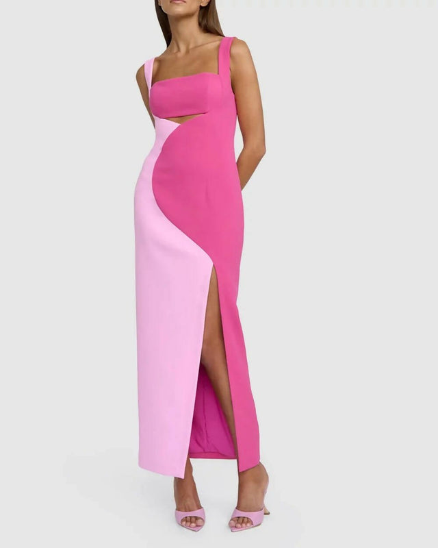 By Johnny - By Johnny Caterina Two Tone Curve Midi