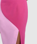 By Johnny - By Johnny Caterina Two Tone Curve Midi