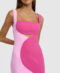 By Johnny - By Johnny Caterina Two Tone Curve Midi
