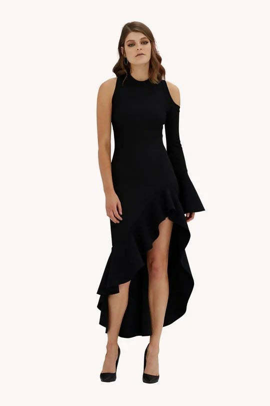 By Johnny Deep Night Shadow Dress Black Size 12 - 12 / Black - Dresses