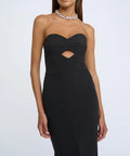 By Johnny Diamond Strapless Split Dress - 8 / Black - Dresses