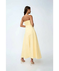 By Johnny Lemon Drop Strapless Dress - 12 / Yellow - Dresses