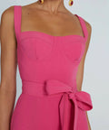 By Johnny Ora Bist Midi Dress - 8 / Pink - Dresses