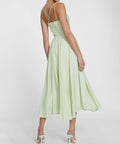By Johnny Pistachio Stripe Dress - 8 / Green - Dresses