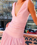 By Nicola Bowie Maxi Dress Marshmallow Size AU 16 - 16 / Pink - Dresses