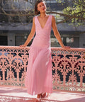 By Nicola Bowie Maxi Dress Marshmallow Size AU 16 - 16 / Pink - Dresses