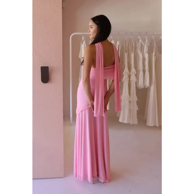 By Nicola Fiesta Off Shoulder Maxi Dress - Candy - Dresses