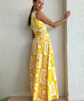 By Nicola Goldie One Shoulder Maxi Dress in Large Sol Size 12 - 12 / Yellow - Dresses