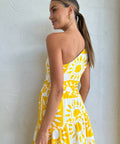 By Nicola Goldie One Shoulder Maxi Dress in Large Sol Size 12 - 12 / Yellow - Dresses