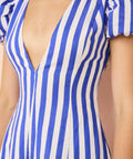 By Nicola By Nicola S/S Wavy Maxi Dress In Stripe - 8 / Multi - Dresses
