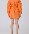 C/MEO Collective Function Dress in Papaya - 8 / Orange - Dresses