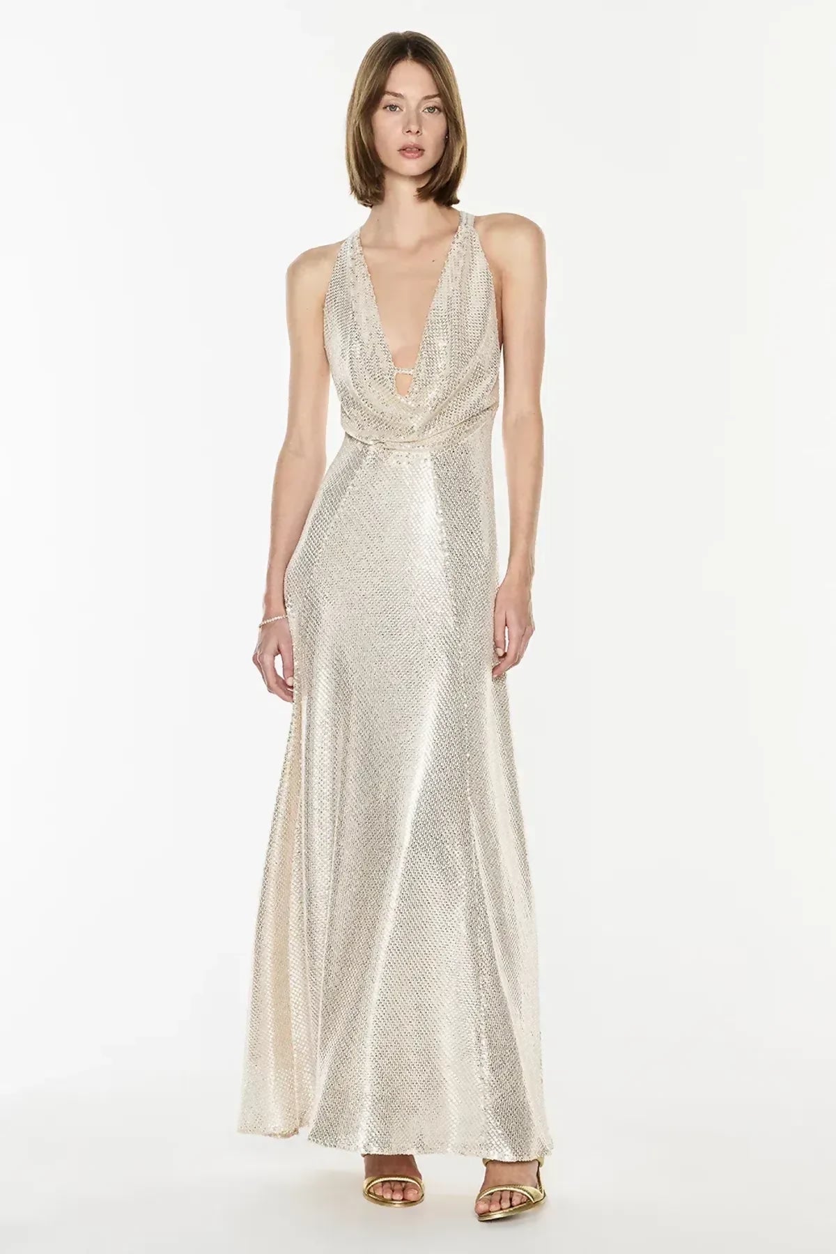 Manning Cartell High Voltage Cowl Dress – designer dress hire