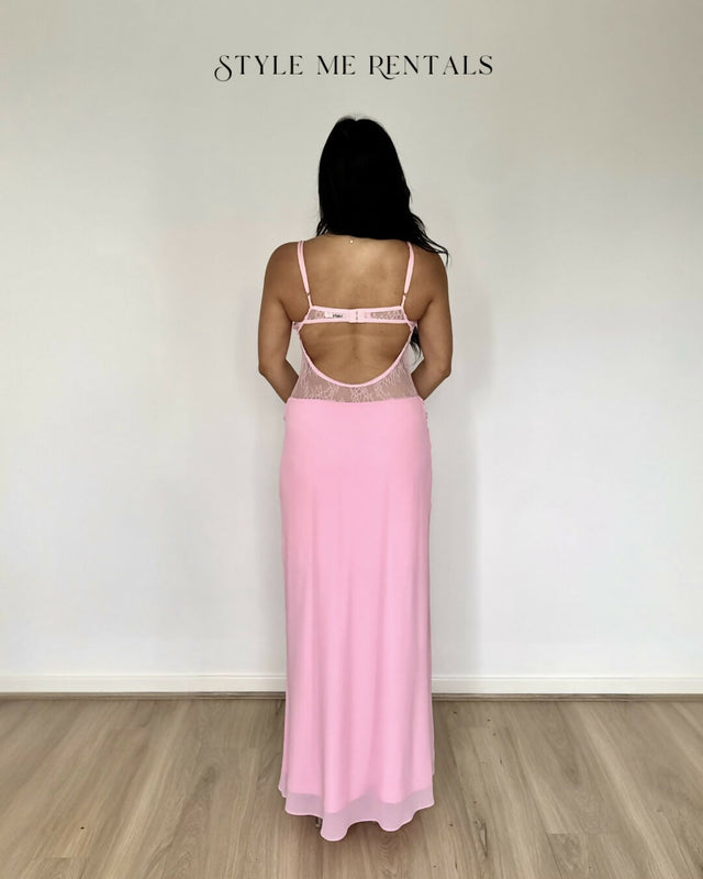 Benni Gabriel Maxi Dress Pink Sorbet