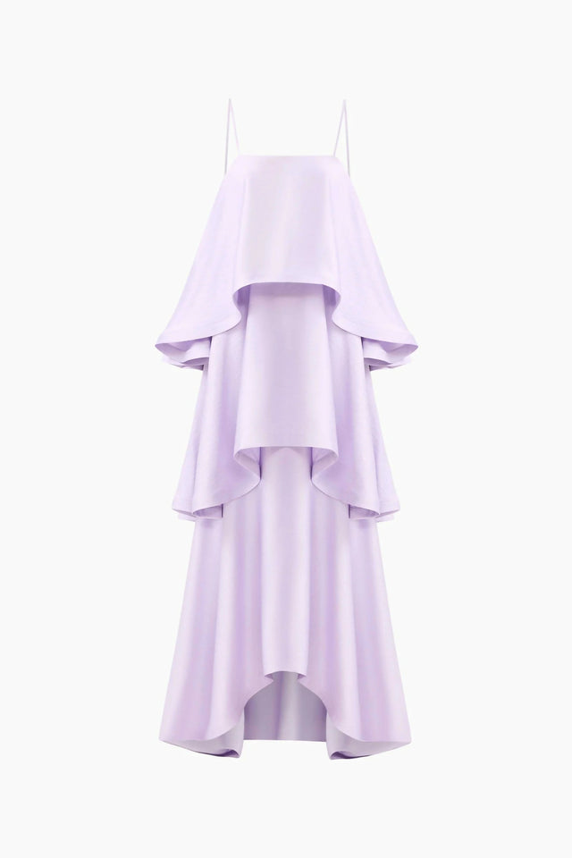 Elliatt Tilly Tiered Maxi Dress in Purple