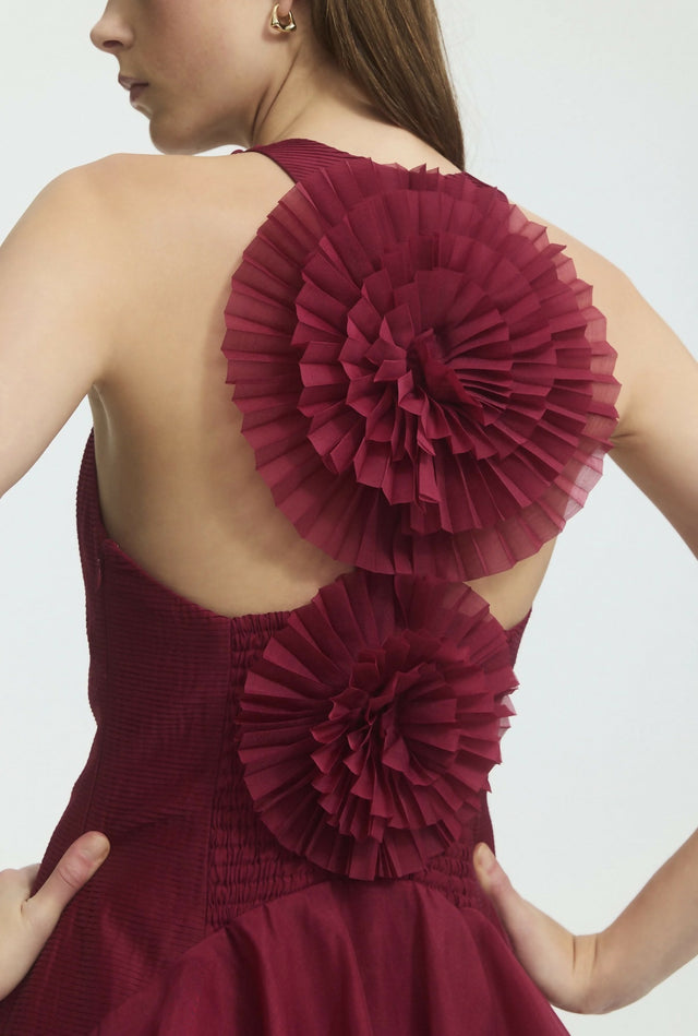 Aje Radiate Pleated Gown - size 8
