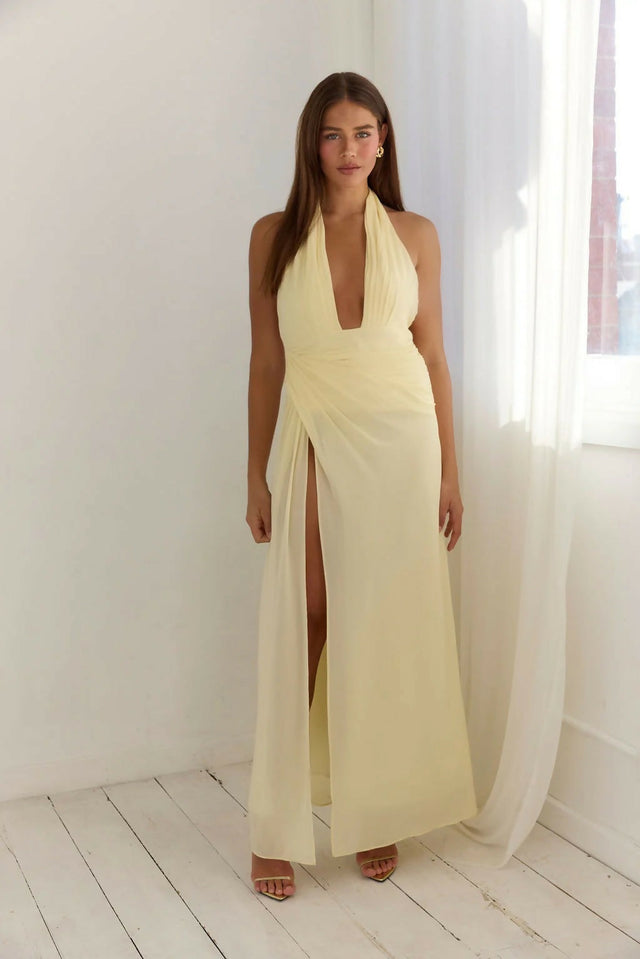 Calià Antonia Dress Baby Lemon - 8 / Yellow - Dresses