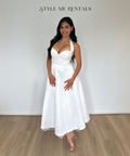 Calia Collection Audry Midi Dress White Size 6 - 6 / White - Dresses