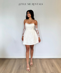 Calia Collection Lilliana Mini Dress White Size 6 - 6 / White - Dresses