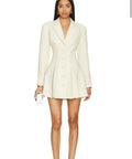 Camila Coelho Daytona Blazer Dress in Beige - Dresses