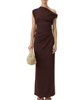 Camilla and Marc Annalise Maxi Dress in Chocolate Brown Size 8 - 8 / Brown - Dresses