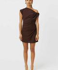 AnnaliseMiniDressBrown1