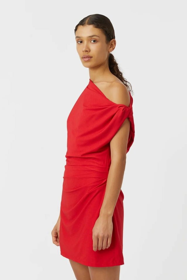 AnnaliseMiniDressScarletred2