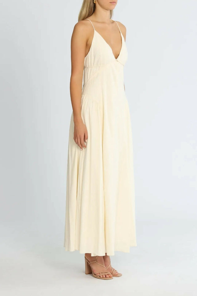 Camilla And Marc Antelao Tove Dress in Cream - 10 / White - Dresses