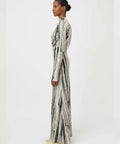 Camilla And Marc Arch Long Sleeve Midi Dress in Black Print - Dresses