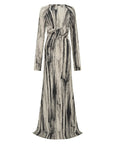 Camilla And Marc Arch Long Sleeve Midi Dress in Black Print - Dresses