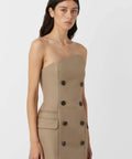 Camilla and Marc Asteria Dress in Tan Size 8 - 8 / Brown - Dresses