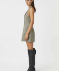 Camilla And Marc Banks Mini Dress in Black Houndstooth - Dresses