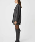 Camilla and Marc Brancusi Blazer and Mini Skirt in Charcoal Pinstripe - Outfit Sets