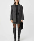 Camilla And Marc Brancusi Blazer & Mini Skirt Set - 6 / Black - Outfit Sets
