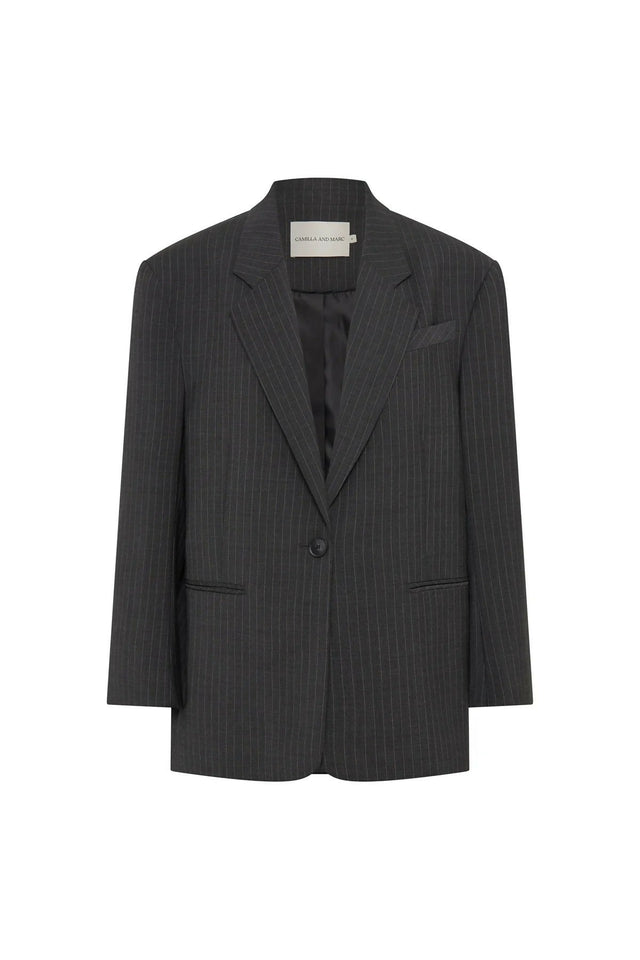 Camilla And Marc Brancusi Blazer & Mini Skirt Set - 6 / Black - Outfit Sets