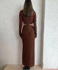Camilla and Marc - Camilla And Marc Cocoa Haywood Twisted Dress