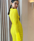Camilla And Marc Cypress Midi Dress - 8 / Yellow - Dresses