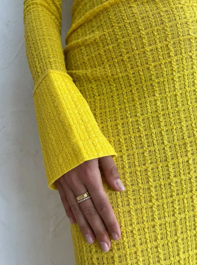 Camilla And Marc Cypress Midi Dress - 8 / Yellow - Dresses