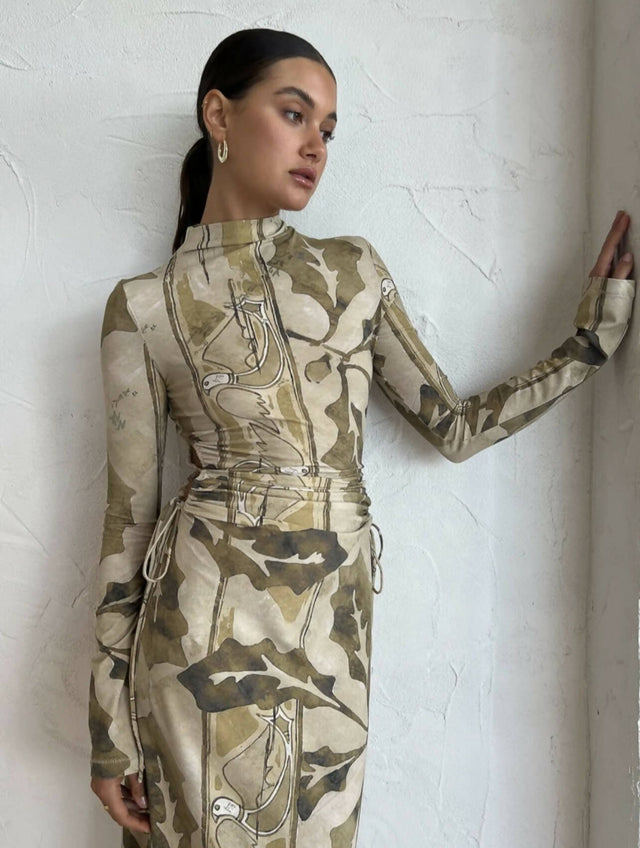 Camilla and Marc - Camilla And Marc Khya Printed Midi Dress in Khya Print
