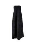 Camilla And Marc Linen Evening Dress Honora Black Size 8 - 8 / Black - Dresses