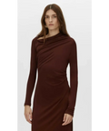 Camilla And Marc Mai Long Sleeve Dress - 10 / Red - Dresses
