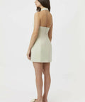Camilla And Marc Petra Mini Dress in Pistachio Grey - Dresses
