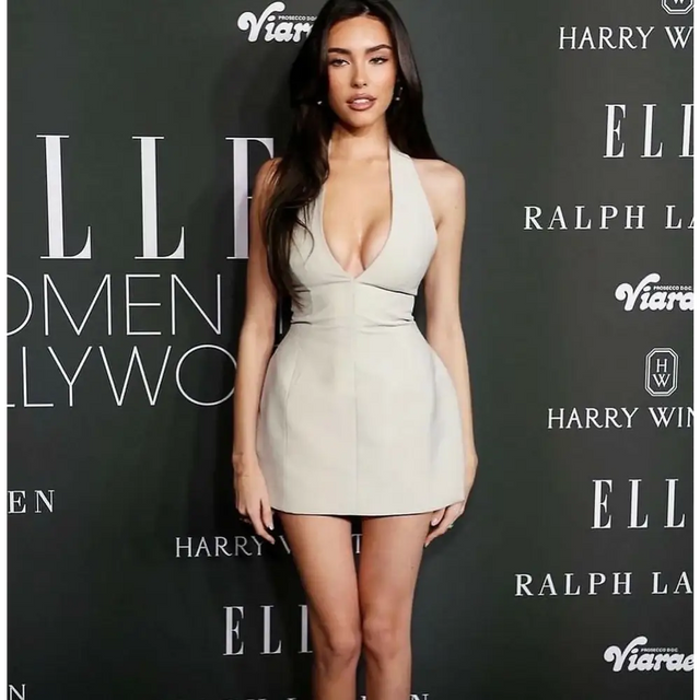 Camilla and Marc ‘Petra’ Pistachio Halter Mini - S (8-10) / Cream - Dresses