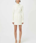 Camilla And Marc Portico Long Sleeve Mini Dress in Cream - Dresses