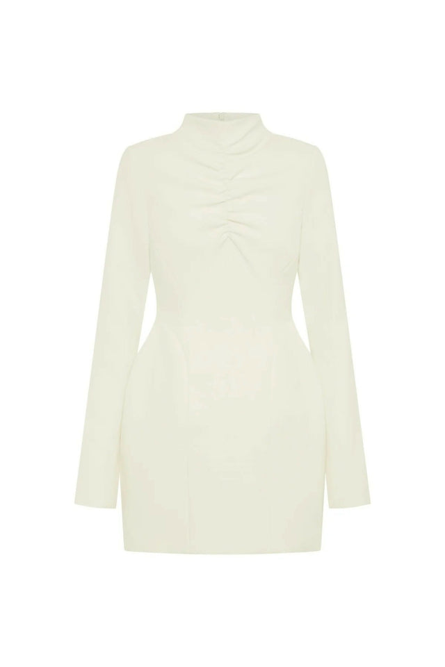 Camilla And Marc Portico Long Sleeve Mini Dress in Cream - Dresses