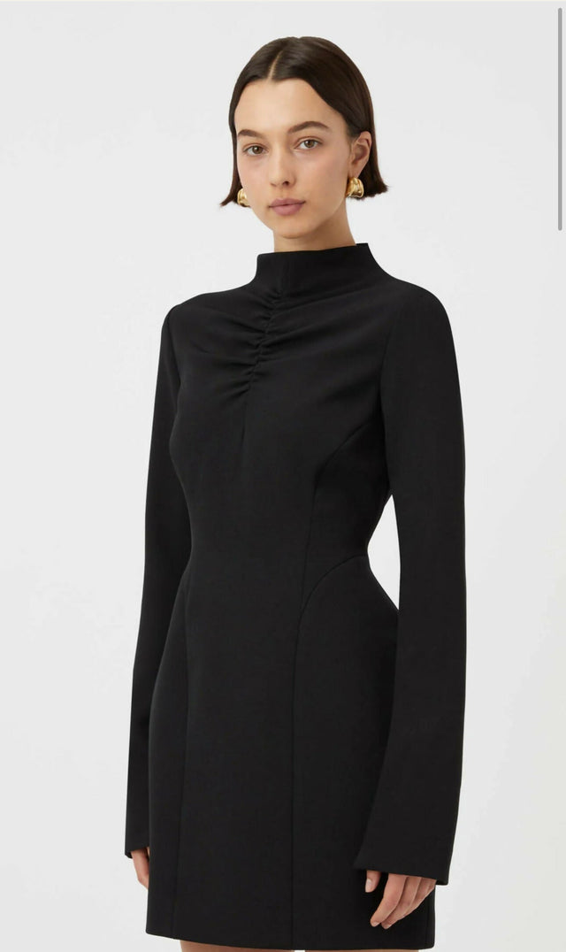 Camilla And Marc Portico Mini Dress - 10 / Black - Dresses