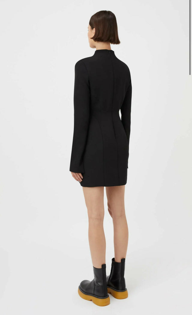 Camilla And Marc Portico Mini Dress - 10 / Black - Dresses