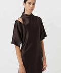 Camilla and Marc Sorrell Maxi Dress in Chocolate - 14 / Brown - Dresses
